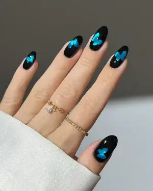 30 Cute Black Nail Ideas for Short Nails You'll Want to Try — GlowNailDesigns