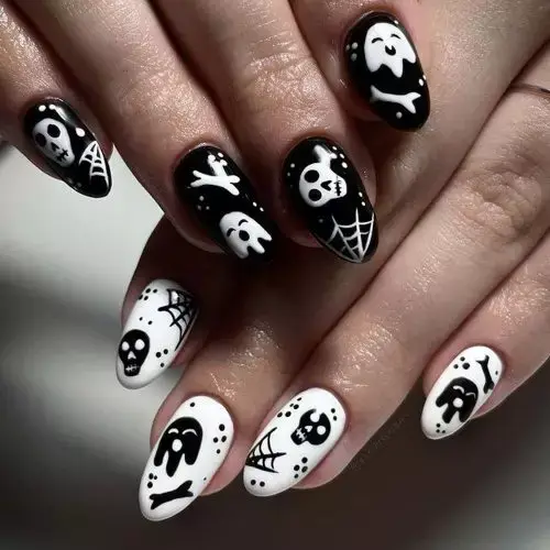 30 Simple Halloween Nail Designs Anyone Can Recreate at Home — GlowNailDesigns