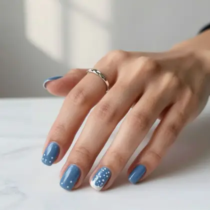 30 Simple Blue Nail Designs for a Clean and Elegant Look — GlowNailDesigns