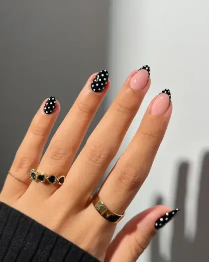 25 Trendy Black Nail Designs That Make a Bold Statement — GlowNailDesigns