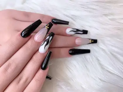 25 Cute Coffin Nail Ideas for a Stylish Everyday Look — GlowNailDesigns
