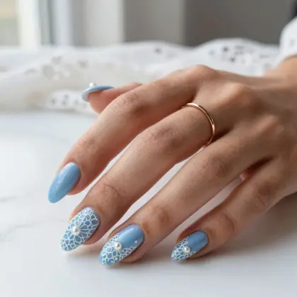 30 Simple Blue Nail Designs for a Clean and Elegant Look — GlowNailDesigns