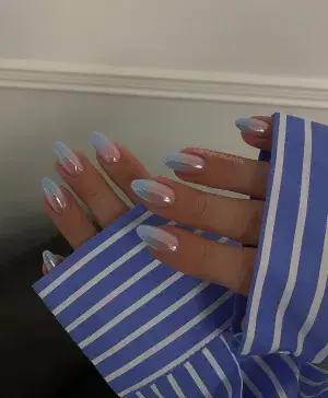 25 Long Blue Nail Designs for a Bold and Glamorous Style — GlowNailDesigns