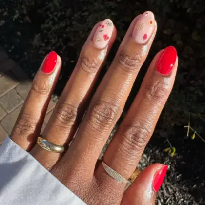 20 Short Red Nail Ideas for an Elegant Everyday Manicure — GlowNailDesigns