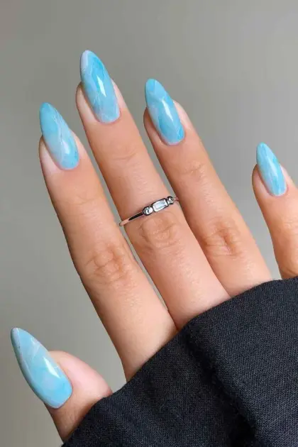 20 Trendy Blue Nail Looks That Are Taking Over This Year — GlowNailDesigns
