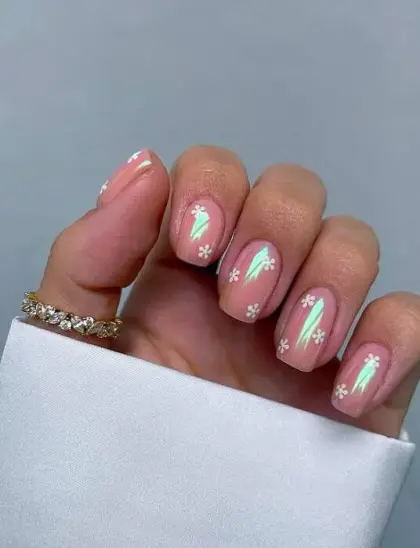 30 Simple Spring Nail Designs That Are Easy to Copy at Home — GlowNailDesigns