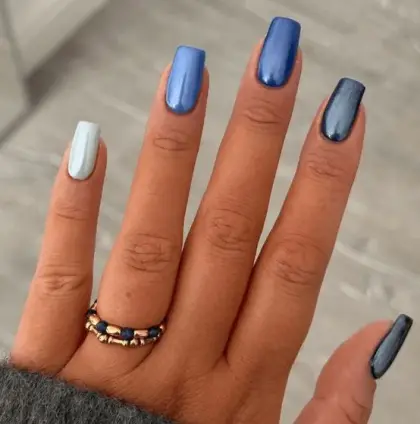 25 Cute Blue Nails Ideas for Every Season You’ll Want to Copy — GlowNailDesigns