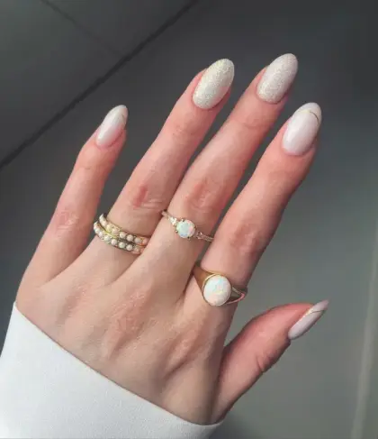 25 Elegant Wedding Nails Ideas for a Timeless Bridal Look — GlowNailDesigns