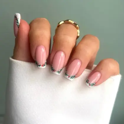30 Simple Christmas Nail Designs Anyone Can Recreate at Home — GlowNailDesigns