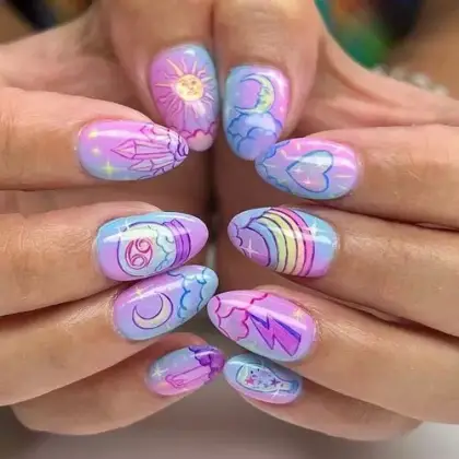 30 Simple Halloween Nail Designs Anyone Can Recreate at Home — GlowNailDesigns