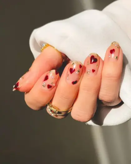 30 Simple Valentine Nail Designs Anyone Can Recreate at Home — GlowNailDesigns