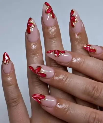25 Red Nails Ideas for Every Season: Cute, Classy & Trendy Looks to Copy — GlowNailDesigns