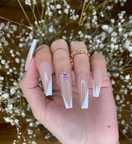 25 Cute Coffin Nail Ideas for a Stylish Everyday Look — GlowNailDesigns
