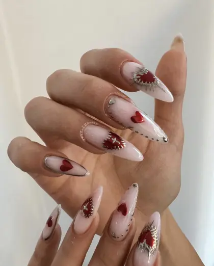 25 Cute Valentine Nails Ideas for a Sweet and Romantic Look — GlowNailDesigns