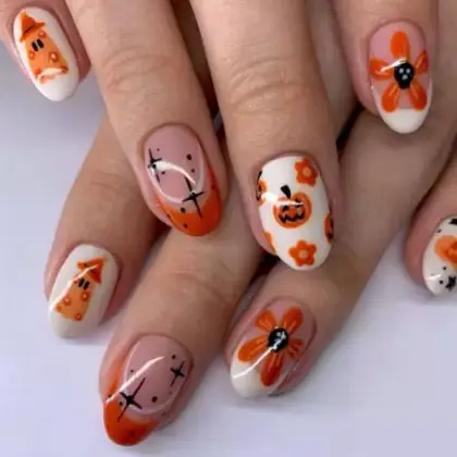 30 Simple Halloween Nail Designs Anyone Can Recreate at Home — GlowNailDesigns