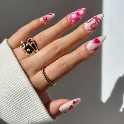 25 Cute Valentine Nails Ideas for a Sweet and Romantic Look — GlowNailDesigns