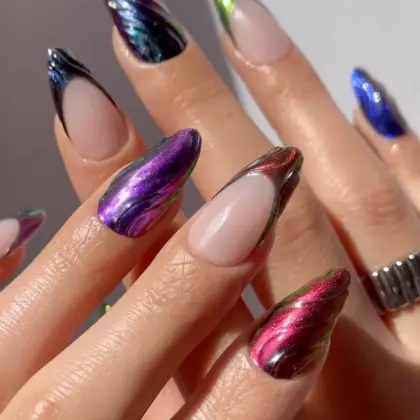 30 Cute Chrome Nail Designs That Look Stunning on Short Nails — GlowNailDesigns
