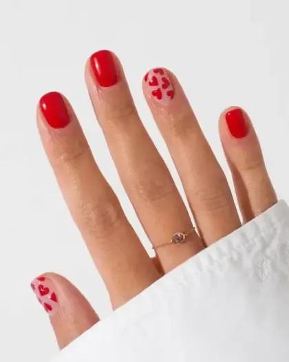 30 Simple Valentine Nail Designs Anyone Can Recreate at Home — GlowNailDesigns
