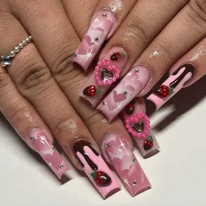 25 Cute Valentine Nails Ideas for a Sweet and Romantic Look — GlowNailDesigns