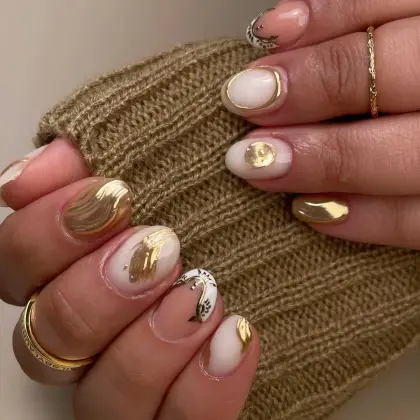 20 Simple Chrome Nail Ideas for Beginners to Try This Season — GlowNailDesigns