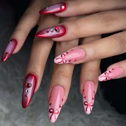 25 Cute Valentine Nails Ideas for a Sweet and Romantic Look — GlowNailDesigns