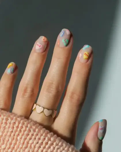 30 Simple Valentine Nail Designs Anyone Can Recreate at Home — GlowNailDesigns
