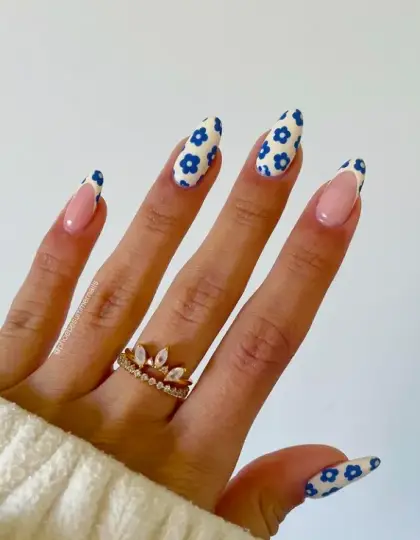 25 Cute Blue Nails Ideas for Every Season You’ll Want to Copy — GlowNailDesigns