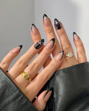 30 Cute Black Nail Ideas for Short Nails You'll Want to Try — GlowNailDesigns