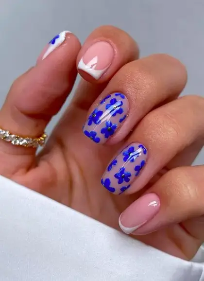30 Simple Blue Nail Designs for a Clean and Elegant Look — GlowNailDesigns