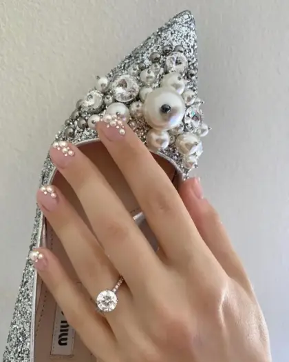 30 Simple Wedding Nail Designs That Look Expensive — GlowNailDesigns