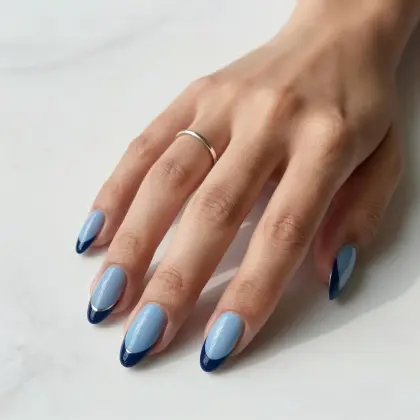 30 Simple Blue Nail Designs for a Clean and Elegant Look — GlowNailDesigns