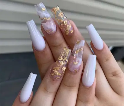 25 Cute Coffin Nail Ideas for a Stylish Everyday Look — GlowNailDesigns