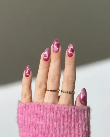 30 Simple Valentine Nail Designs Anyone Can Recreate at Home — GlowNailDesigns