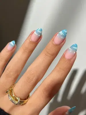 15 Short Blue Nails Ideas That Are Easy to Wear Every Day — GlowNailDesigns