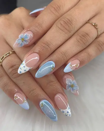 30 Simple Blue Nail Designs for a Clean and Elegant Look — GlowNailDesigns