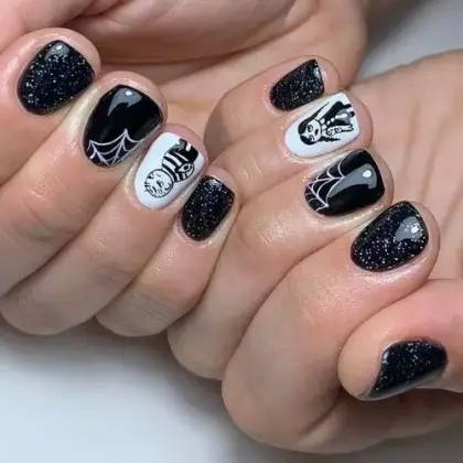 30 Simple Halloween Nail Designs Anyone Can Recreate at Home — GlowNailDesigns