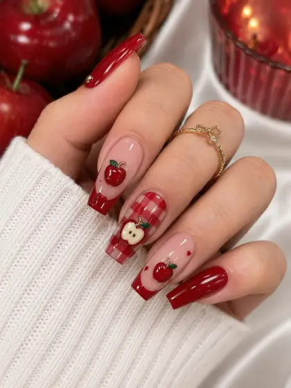 20 Short Red Nail Ideas for an Elegant Everyday Manicure — GlowNailDesigns
