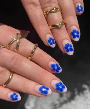 20 Trendy Blue Nail Looks That Are Taking Over This Year — GlowNailDesigns