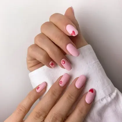 30 Simple Valentine Nail Designs Anyone Can Recreate at Home — GlowNailDesigns