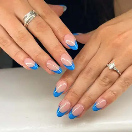 30 Simple Blue Nail Designs for a Clean and Elegant Look — GlowNailDesigns