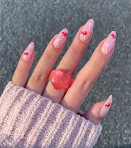 30 Simple Valentine Nail Designs Anyone Can Recreate at Home — GlowNailDesigns