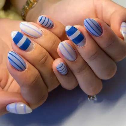 30 Simple Blue Nail Designs for a Clean and Elegant Look — GlowNailDesigns
