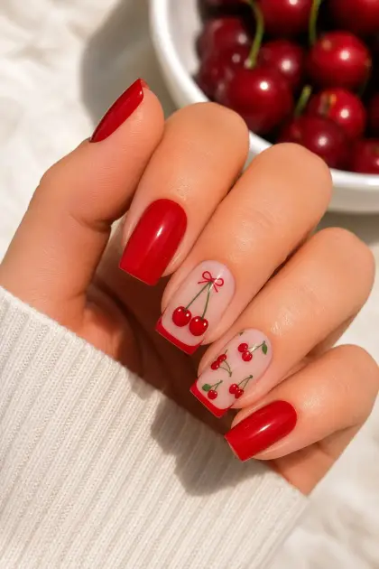 20 Short Red Nail Ideas for an Elegant Everyday Manicure — GlowNailDesigns