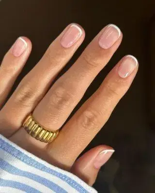 30 Simple French Tip Nail Designs That Never Go Out of Style — GlowNailDesigns