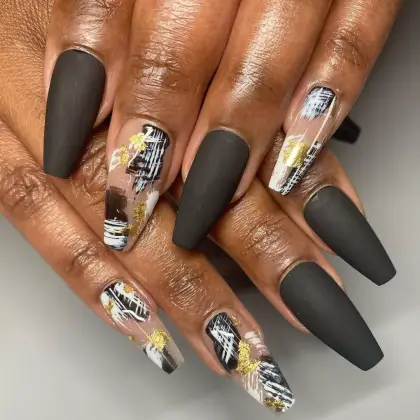 20 Simple Black Nail Designs for a Minimalist Yet Classy Look — GlowNailDesigns