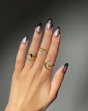 30 Cute Black Nail Ideas for Short Nails You'll Want to Try — GlowNailDesigns