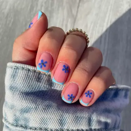 25 Cute Blue Nails Ideas for Every Season You’ll Want to Copy — GlowNailDesigns