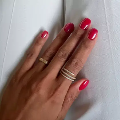 20 Short Red Nail Ideas for an Elegant Everyday Manicure — GlowNailDesigns