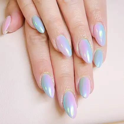 20 Simple Chrome Nail Ideas for Beginners to Try This Season — GlowNailDesigns