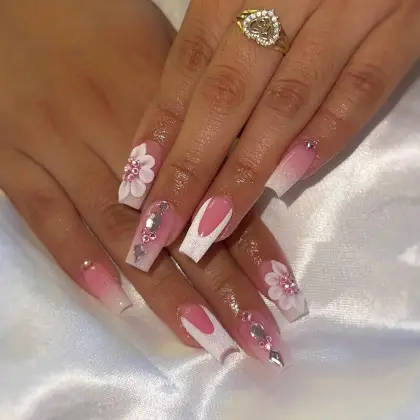 25 Cute Coffin Nail Ideas for a Stylish Everyday Look — GlowNailDesigns